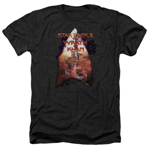 Image for Star Trek Heather T-Shirt - The Wrath of Khan Poster