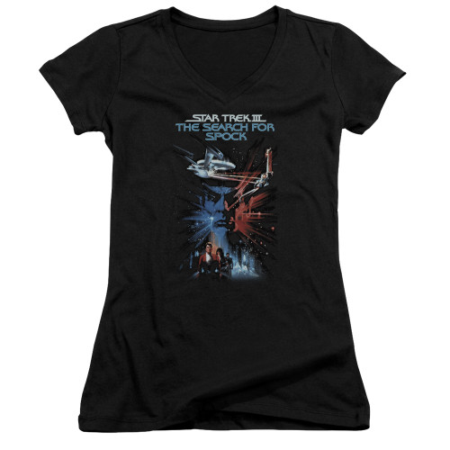 Image for Star Trek Girls V Neck T-Shirt - The Search For Spock