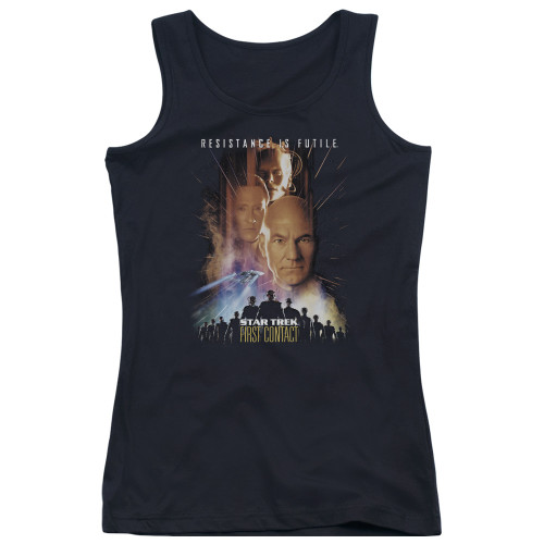 Image for Star Trek Girls Tank Top - First Contact