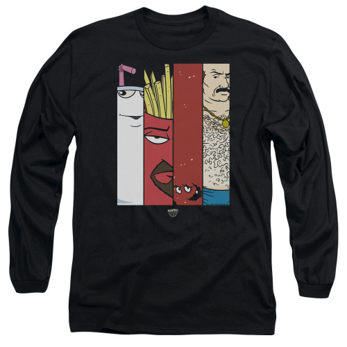 Image for Aqua Teen Hunger Force Long Sleeve Shirt - Group Tiles