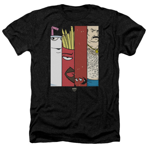 Image for Aqua Teen Hunger Force Heather T-Shirt - Group Tiles