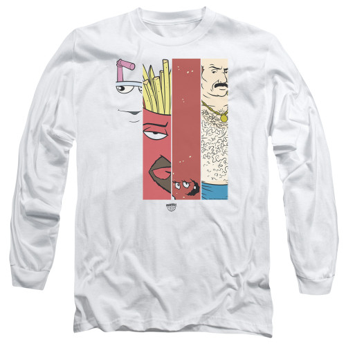 Image for Aqua Teen Hunger Force Long Sleeve Shirt - Group Bars