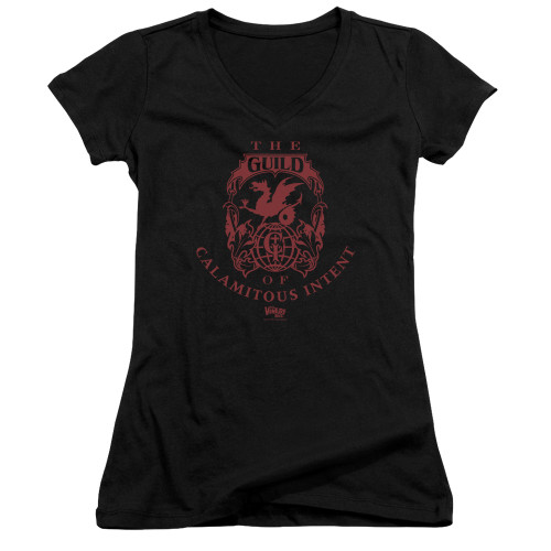 Image for The Venture Bros. Girls V Neck - The Guild of Calamitous Intent Crest