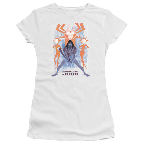 Image for Samurai Jack Girls T-Shirt - Jack vs Evil