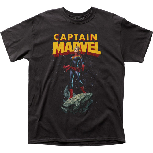 Image for Captain Marvel T-Shirt - Asteroid