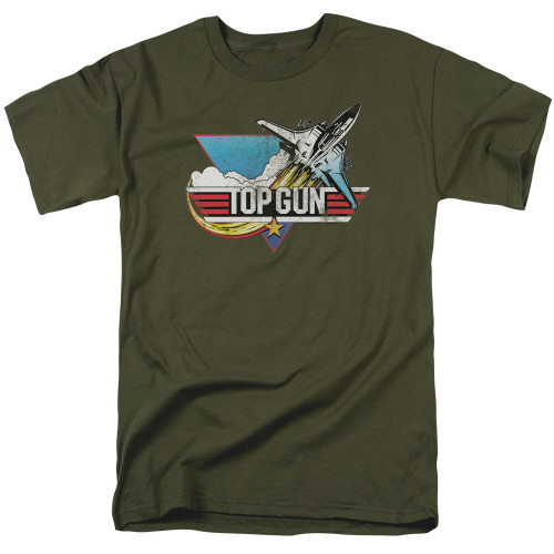Image for Top Gun T-Shirt - Distressed Logo