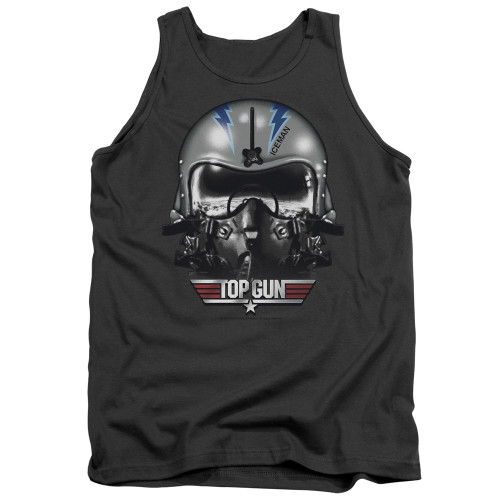 Image for Top Gun Tank Top - Iceman Helmet