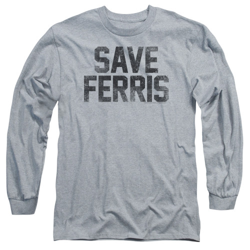 Image for Ferris Bueller's Day Off Long Sleeve Shirt - Save Ferris