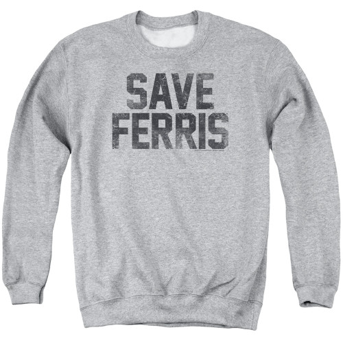 Image for Ferris Bueller's Day Off Crewneck - Save Ferris