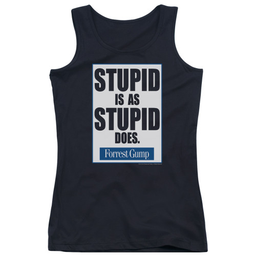 Image for Forrest Gump Girls Tank Top - Stupid is as Stupid Does