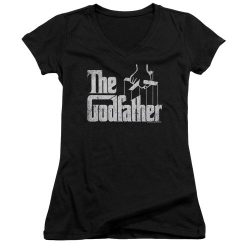 Image for The Godfather Girls V Neck - Logo