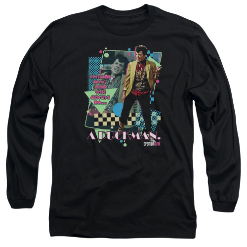 Image for Pretty in Pink Long Sleeve Shirt - A Duckman