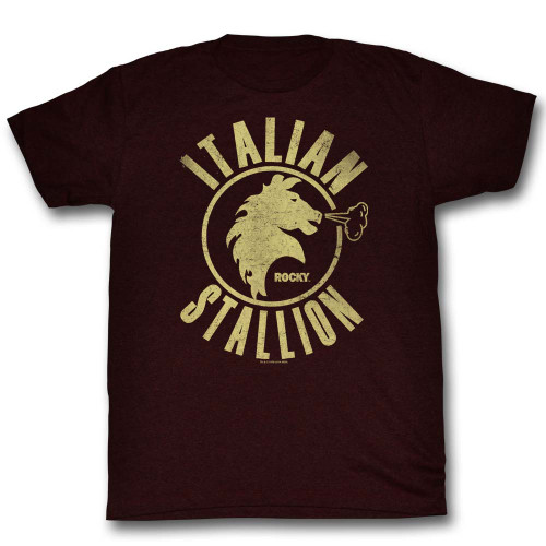 Rocky T-Shirt - Sangria Stallion