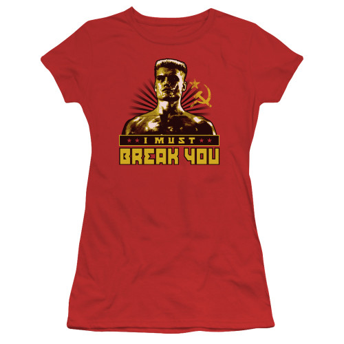 Image for Rocky Girls T-Shirt - Rocky IV I Must Break You