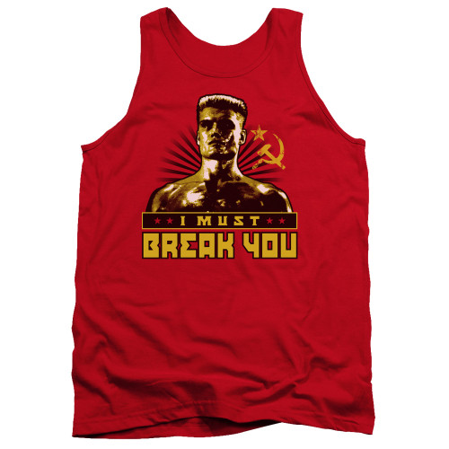 Image for Rocky Tank Top - Rocky IV I Must Break You
