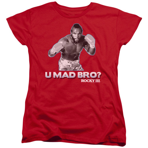 Image for Rocky Womans T-Shirt - Rocky III U Mad Bro