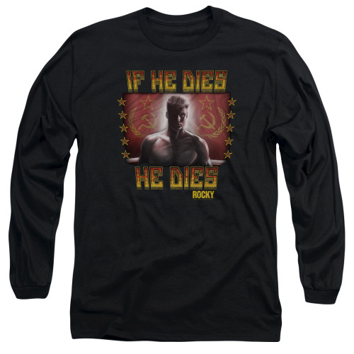 Image for Rocky Long Sleeve Shirt - Rocky IV Condolences