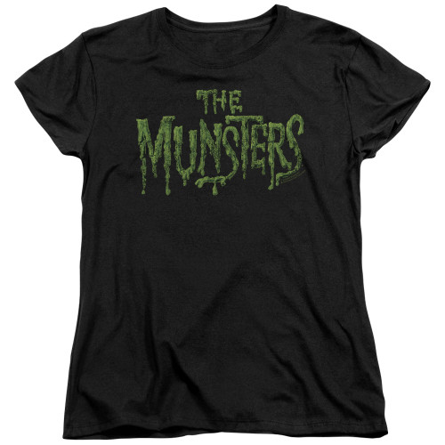 Image for The Munsters Woman's T-Shirt - Distress Logo