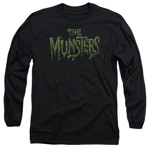 Image for The Munsters Long Sleeve T-Shirt - Distress Logo