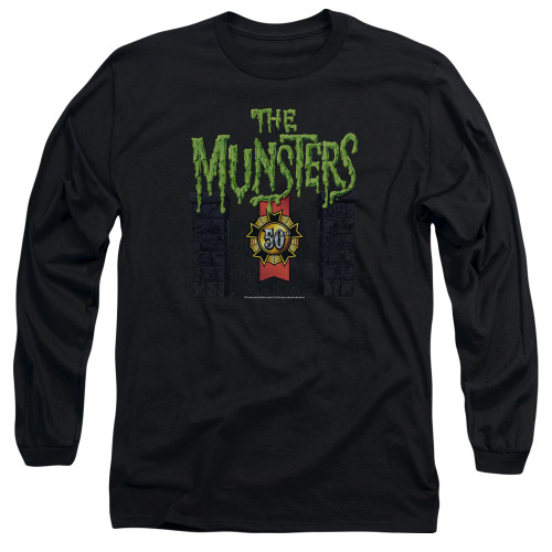 Image for The Munsters Long Sleeve T-Shirt - 50 Year Logo