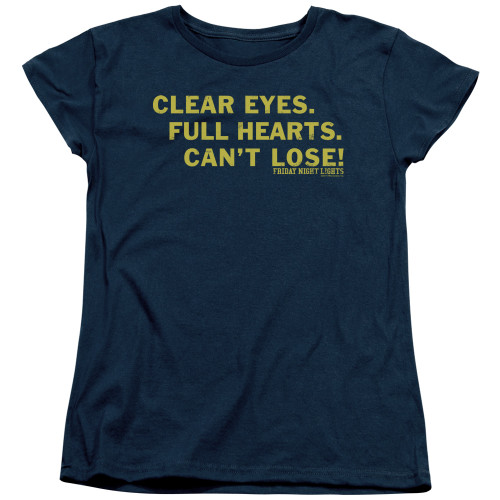 Image for Friday Night Lights Woman's T-Shirt - Clear Eyes