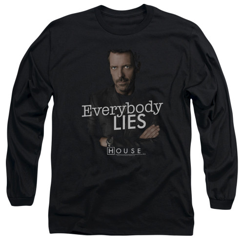 Image for House Long Sleeve T-Shirt - Everybody Lies