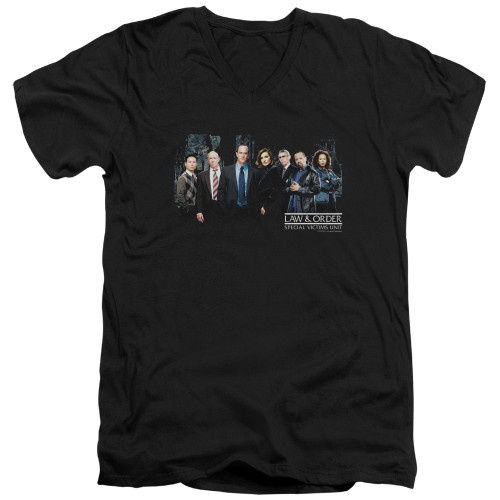 Image for Law and Order T-Shirt - V Neck - SVU Cast