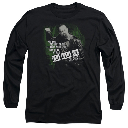 Image for Law and Order Long Sleeve T-Shirt - SVU I'll Kill Ya