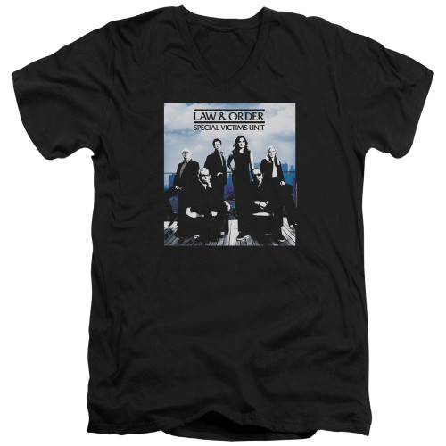 Image for Law and Order T-Shirt - V Neck - SVU Crew
