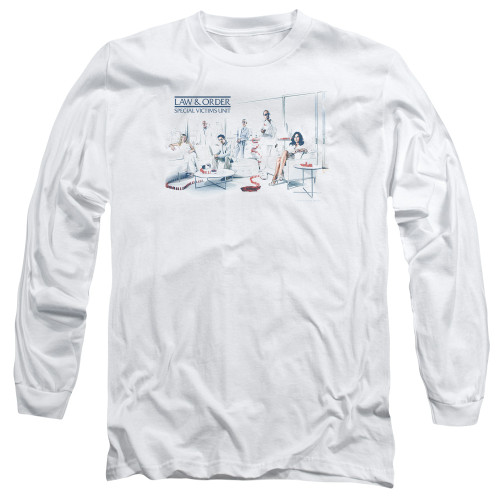 Image for Law and Order Long Sleeve T-Shirt - SVU Dominos
