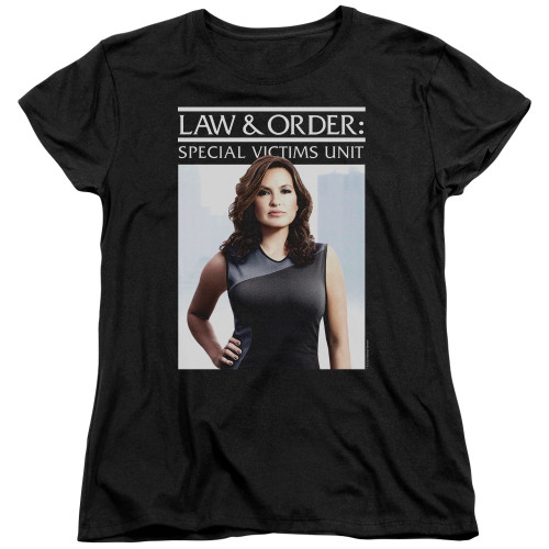 Image for Law and Order Woman's T-Shirt - SVU Behind Closed Doors