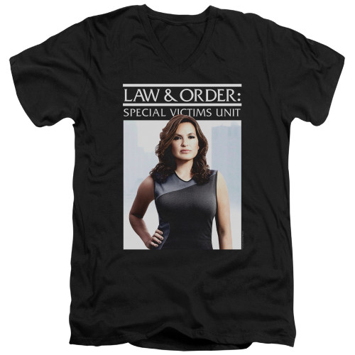 Image for Law and Order T-Shirt - V Neck - SVU Behind Closed Doors