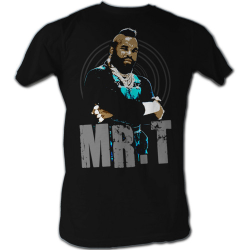 Mr. T T-Shirt - Mr. T Black and Blue