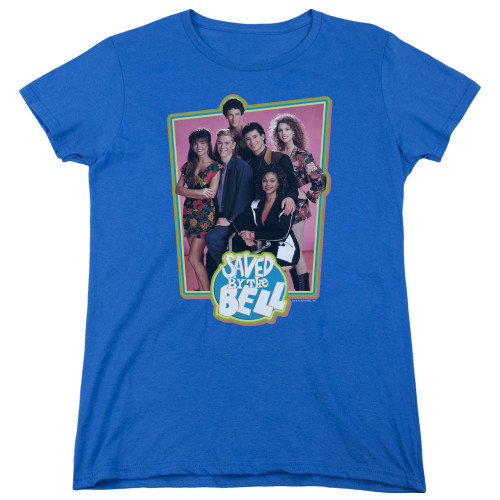 Image for Saved by the Bell Woman's T-Shirt - Blue Cast