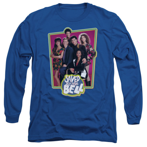 Image for Saved by the Bell Long Sleeve T-Shirt - Blue Cast