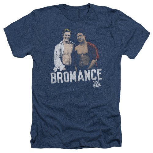 Image for Saved by the Bell Heather T-Shirt - Bromance