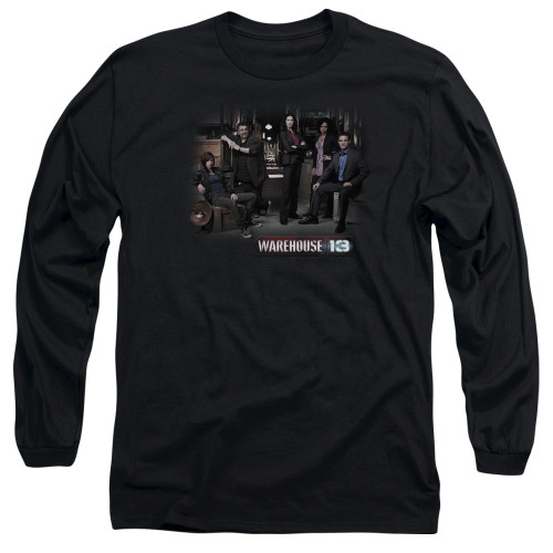 Image for Warehouse 13 Long Sleeve T-Shirt - Cast