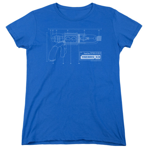 Image for Warehouse 13 Woman's T-Shirt - Tesla Gun