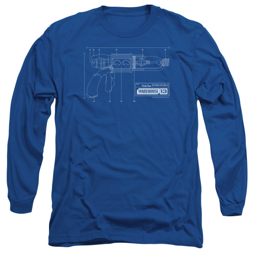 Image for Warehouse 13 Long Sleeve T-Shirt - Tesla Gun