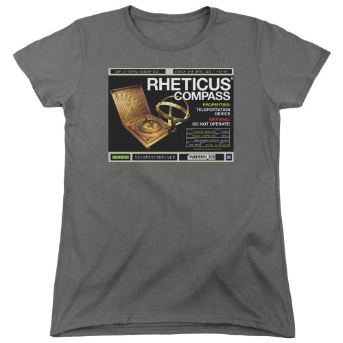 Image for Warehouse 13 Woman's T-Shirt - Rheticus Compass