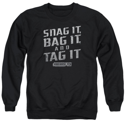 Image for Warehouse 13 Crewneck - Snag It