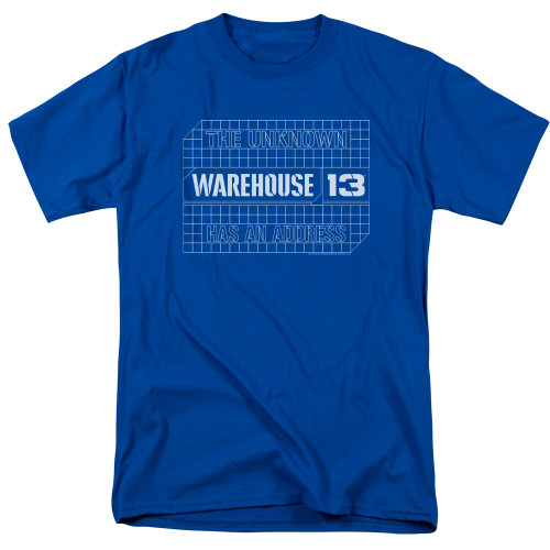 Image for Warehouse 13 T-Shirt - Blueprint Logo
