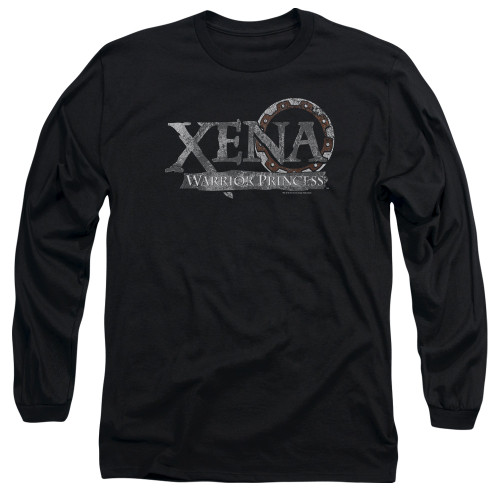 Image for Xena Warrior Princess Long Sleeve T-Shirt - Battered Logo