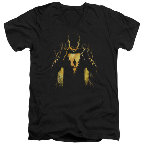 Image for Shazam Movie V Neck T-Shirt - What's Inside