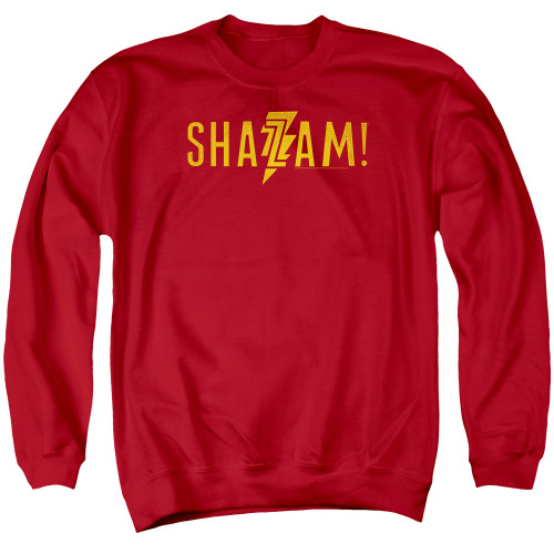 Image for Shazam Movie Crewneck - Flat Logo