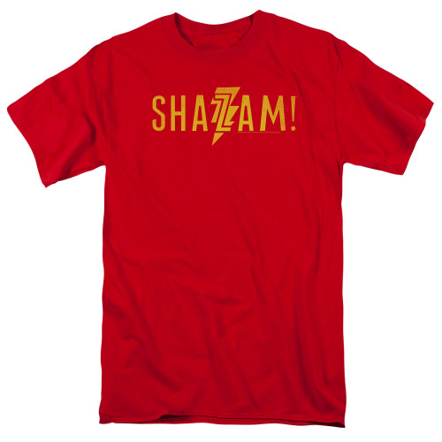 Image for Shazam Movie T-Shirt - Flat Logo