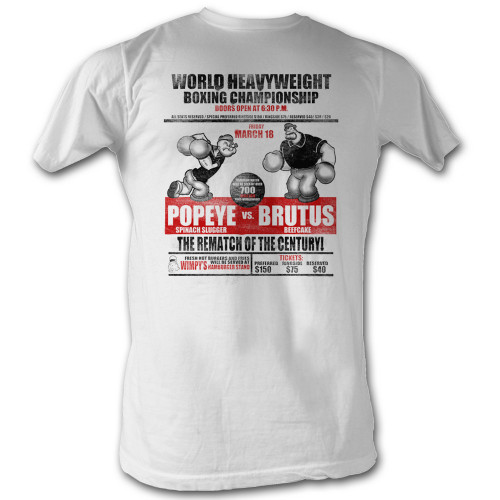 Popeye T-Shirt - Popeye vs. Brutus Playbill