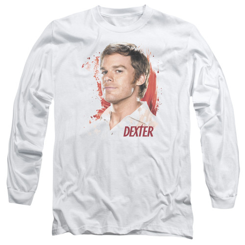 Image for Dexter Long Sleeve T-Shirt - Blood Splatter