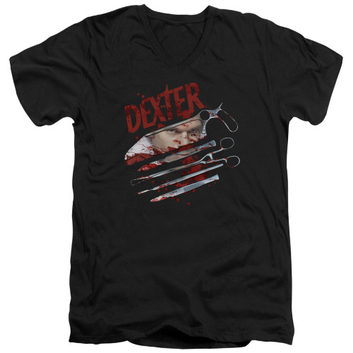 Image for Dexter T-Shirt - V Neck - Never Lies