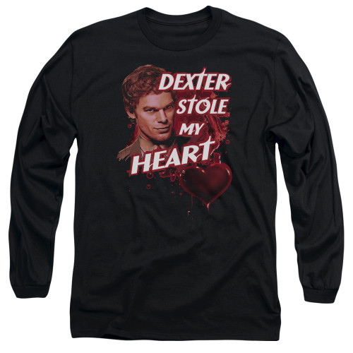 Image for Dexter Long Sleeve T-Shirt - Bloody Heart